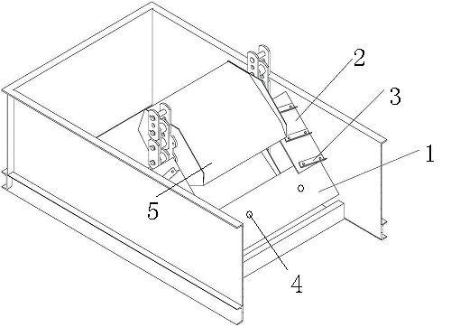 斗式提升機導(dǎo)料板結(jié)構(gòu)圖
